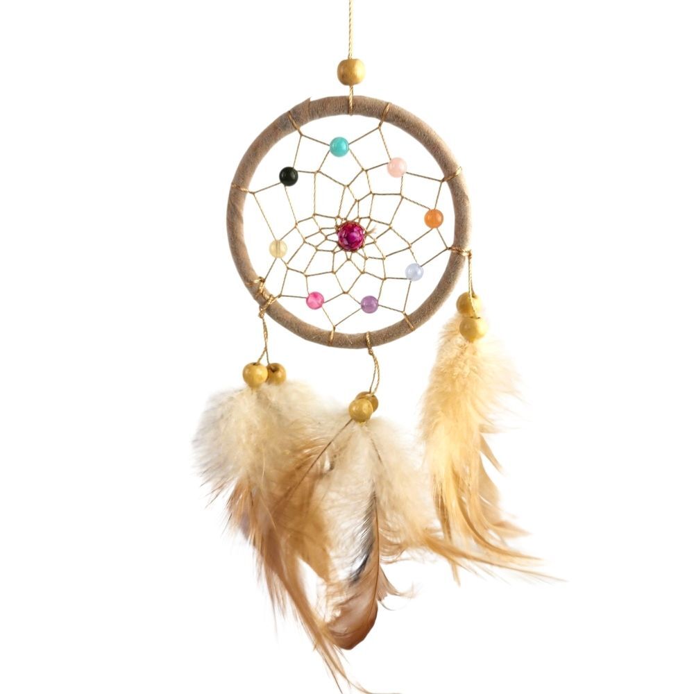 Car Ornament Bohemian Small Dreamcatcher Feathers Review Mirror Car Decor